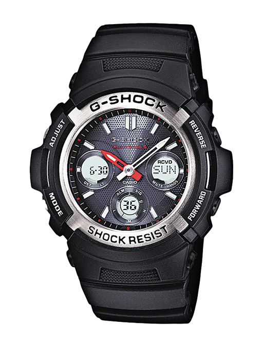 Часы CASIO AWG-M100-1A Часы CASIO AWG-M100-1AG-CLASSIC<br>Аналого-цифровые джишоки из серии AWG в черной расцветке с серебристым безелем и необычным &quot;мембранным&quot; циферблатом. Стильные, аккуратные и функциональные джишоки, на борту которых стоит обратить внимание на наличие солнечной батареи и радио-синхронизации времени.<br>