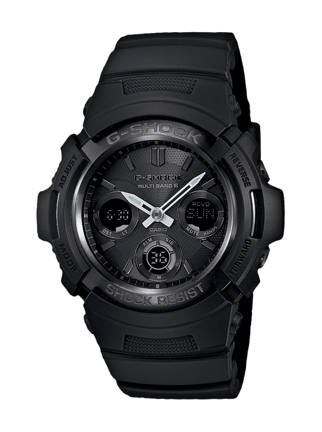 Часы CASIO AWG-M100B-1A Часы CASIO AWG-M100B-1AG-CLASSIC<br>Аналого-цифровые джишоки из серии AWG в полностью черной расцветке с белыми стрелками и необычным &quot;мембранным&quot; циферблатом. Стильные, аккуратные и функциональные джишоки, на борту которых стоит обратить внимание на наличие солнечной батареи и радио-синхронизации времени.<br>