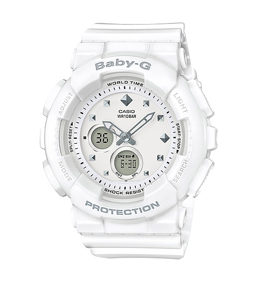 Часы CASIO BA-125-7A Часы CASIO BA-125-7ABABY-G<br>Новая fashion-модель BABY-G в белом корпусе. Циферблат часов украшают металлические стразы, используемые сеголня в индустрии моды для декорирования всего: от клачей до обуви. Безусловно эти часы подойдут в качестве ежедневного аксессуара и завоюют свою нишу в уличной моде от Токио до Нью-Йорка.<br>