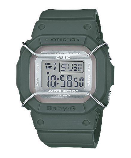Часы CASIO BGD-501UM-3E Часы CASIO BGD-501UM-3EBABY-G<br>Женская новинка в матовом олдскульном корпусе цвета хаки. Отличительная фишка модели - металический протектор дисплея, который делает эту модель абсолютно неубиваемой и одной из самых узнаваемых и необычных во всем модельном ряду BABY-G!<br>