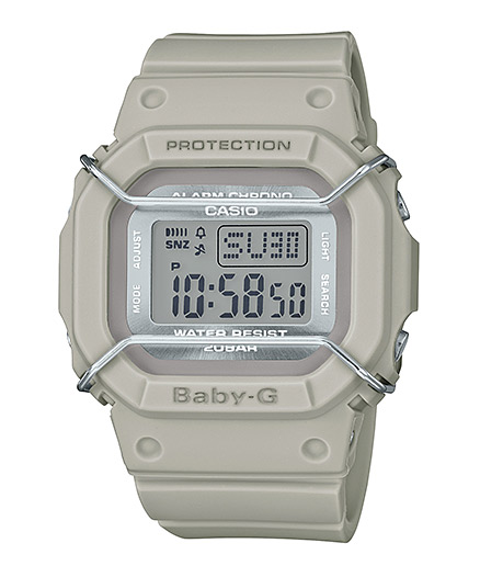 Часы CASIO BGD-501UM-8E Часы CASIO BGD-501UM-8EBABY-G<br>Женская новинка в матовом олдскульном бежевом корпусе. Отличительная фишка модели - металический протектор дисплея, который делает эту модель абсолютно неубиваемой и одной из самых узнаваемых и необычных во всем модельном ряду BABY-G!<br>