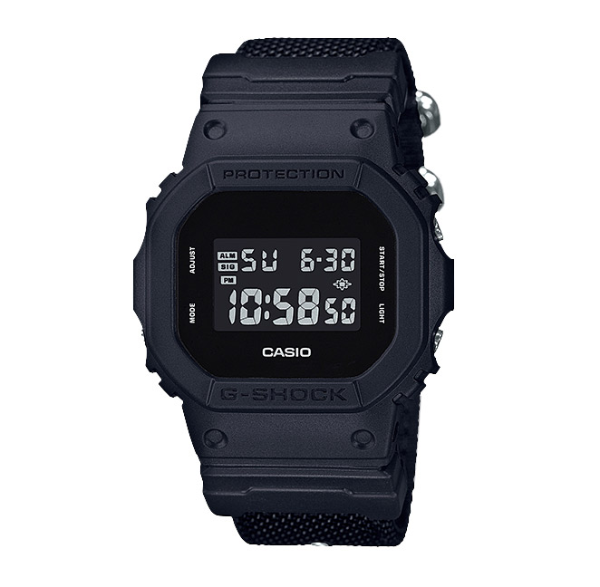 Часы CASIO DW-5600BBN-1E Часы CASIO DW-5600BBN-1EG-CLASSIC<br>Новая модель G-SHOCK в олдскульном <a href=&amp;quot;/all-gshock/g-shock-dw-5600/&amp;quot;>корпусе DW-5600</a> из ограниченной милитари серии в абсолютно черном цвете с инверсионным дисплеем на текстильном ремешке. Идея этой серии - это создание невидимых и неубиваемых стелс-часов. Для этого Casio сотрудничала с CORDURA®, производителем сверхпрочных нейлоновых ремней. На борту: привычная для джишоков противоударность, влагозащита и еще более десятка функций.<br>