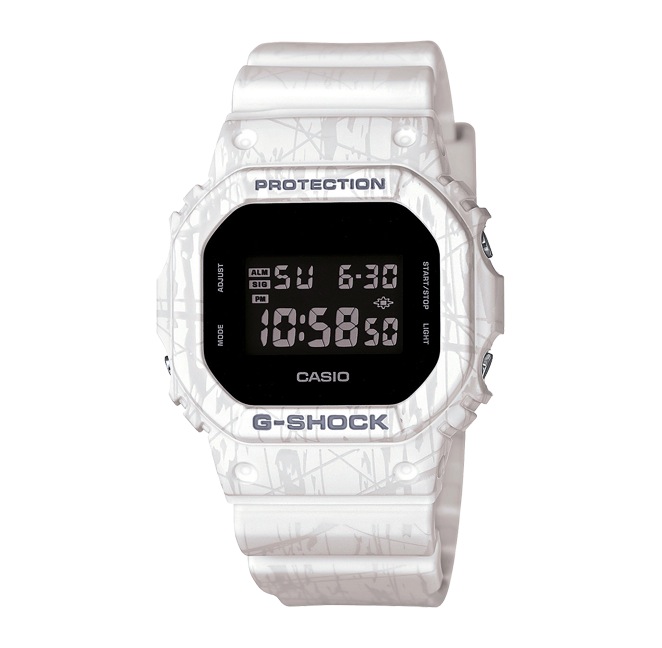 Часы CASIO DW-5600SL-7E Часы CASIO DW-5600SL-7EG-CLASSIC<br>Обновленная олдскульная модель с тонким корпусом на базе <a href=&amp;quot;/all-gshock/g-shock-dw-5600/&amp;quot;>серии G-SHOCK DW-5600</a> на этот раз предстала нам в новом светлом ALL-ROUND гранжевом принте. Грубый абстрактный принт из трещин и царапин, как нельзя лучше отражает суть данной модели, ее абсолютную выносливость и неубиваемость.<br>
