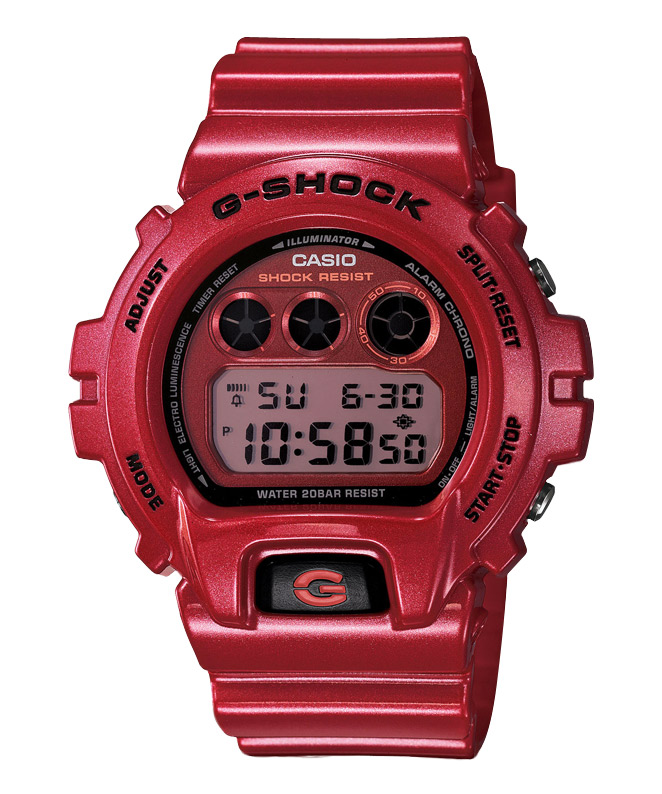 Часы CASIO DW-6900MF-4E Часы CASIO DW-6900MF-4EG-CLASSIC<br>Яркие унисексовые джишоки из <a href=&amp;quot;/all-gshock/g-shock-dw-6900/&amp;quot;>серии DW-6900</a> в цвете красный металлик. Наличие противоударной и влагозащитной функции позволяют совершать погружения и восхождения. Благодаря функции люминесцентной подсветки часы даже ночью покажут точное время.
<br>Напомним, что DW-6900 — один из самых популярных и узнаваемых корпусов во всей линейке G-SHOCK, вы можете найти у нас <a href=&amp;quot;/all-gshock/g-shock-dw-6900/&amp;quot;>огромное разнообразие джишоков</a>, выполненных именно на базе данного корпуса.<br>