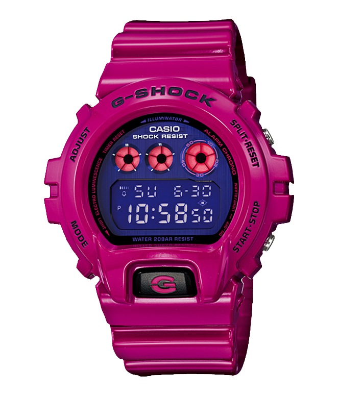 Часы CASIO DW-6900PL-4E Часы CASIO DW-6900PL-4EG-CLASSIC<br>Яркие джишоки из <a href=&amp;quot;/all-gshock/g-shock-dw-6900/&amp;quot;>серии DW-6900</a>, выполненная в темно-розовом цвете с феолетовым дисплеем, станет отличным аксессуаром и ярким дополнением к любому вашему образу! Наличие противоударной и влагозащитной функции позволяет не расставаться с часами даже в самые экстремальные минуты вашей жизни, а благодаря функции люминесцентной подсветки часы даже ночью покажут вам точное время.
<br>Напомним, что DW-6900 — один из самых популярных и узнаваемых корпусов во всей линейке G-SHOCK, вы можете найти у нас <a href=&amp;quot;/all-gshock/g-shock-dw-6900/&amp;quot;>огромное разнообразие джишоков</a>, выполненных именно на базе данного корпуса.<br>