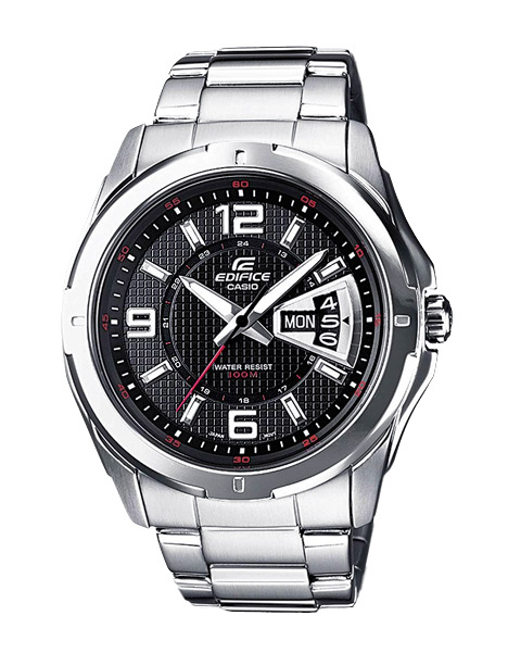Часы CASIO EF-129D-1A Часы CASIO EF-129D-1AEDIFICE<br>Классическая модель часов для мужчин из прочной нержавеющей стали, имеет высокую водонепроницаемость, оснащена неоновой подсветкой, зарядка происходит от аккумулятора в течение трех лет.<br>