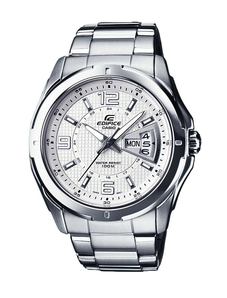 Часы CASIO EF-129D-7A Часы CASIO EF-129D-7AEDIFICE<br>Классическая модель часов для мужчин из прочной нержавеющей стали, имеет высокую водонепроницаемость, оснащена неоновой подсветкой, зарядка происходит от аккумулятора в течение трех лет.<br>