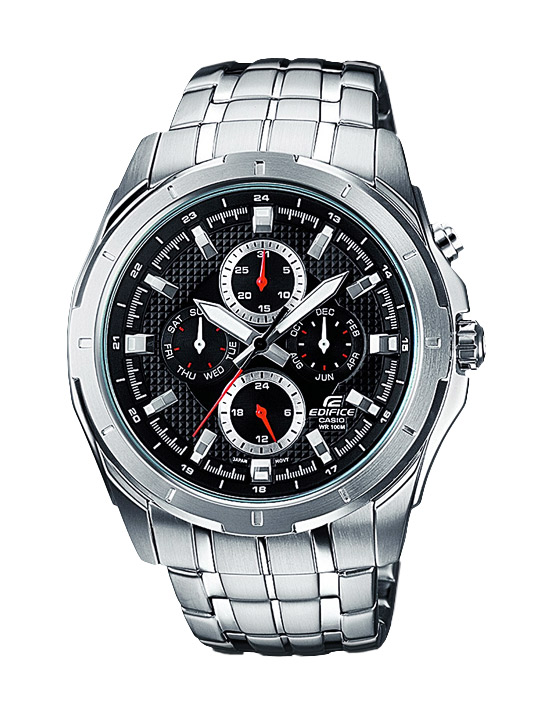 Часы CASIO EF-328D-1A Часы CASIO EF-328D-1AEDIFICE<br>Оригинальная классическая мужская модель из серебристой нержавеющей стали с черным циферблатом, имеет высокий уровень защиты от влаги, ударопрочные, благодаря минеральному выпуклому стеклу.<br>