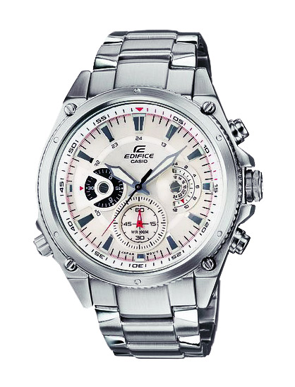 Часы CASIO EF-536D-7A Часы CASIO EF-536D-7AEDIFICE<br>Спортивные аналоговые мужские часы с точным механизмом из кварца и устойчивым к царапинам минеральным стеклом, обладает люминесцентным покрытием стрелок, высокой защитой от воды.<br>