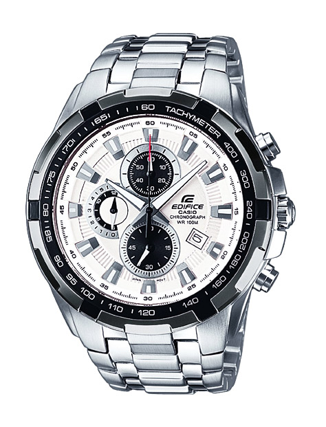 Часы CASIO EF-539D-7A Часы CASIO EF-539D-7AEDIFICE<br>Выполненная в спортивном стиле аналоговая модель мужских часов с хронографом имеет неоновую подсветку, отличную защиту от влаги, ударопрочное минеральное стекло, создана из прочной стали.<br>