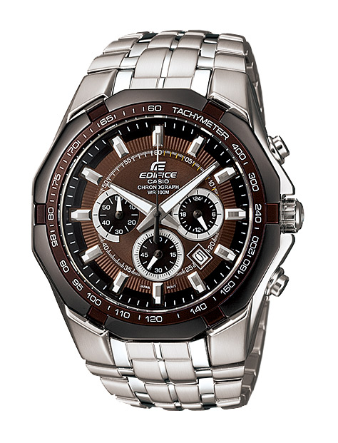 Часы CASIO EF-540D-5A Часы CASIO EF-540D-5AEDIFICE<br>Спортивные часы для мужчин с вечным кварцевым механизмом из прочной нержавеющей стали, циферблат защищен от дефектов минеральным стеклом, на стрелки и маркеры нанесен люминесцентный состав.<br>