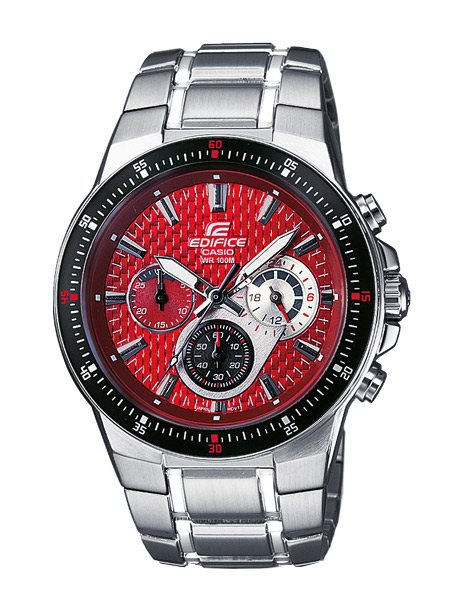 Часы CASIO EF-552D-4A Часы CASIO EF-552D-4AEDIFICE<br>Аналоговая модель мужских часов, циферблат выполнен в виде приборной панели из качественной стали, в комплекте каучуковый ремешок, прочное минеральное стекло, высокая защита от влаги.<br>