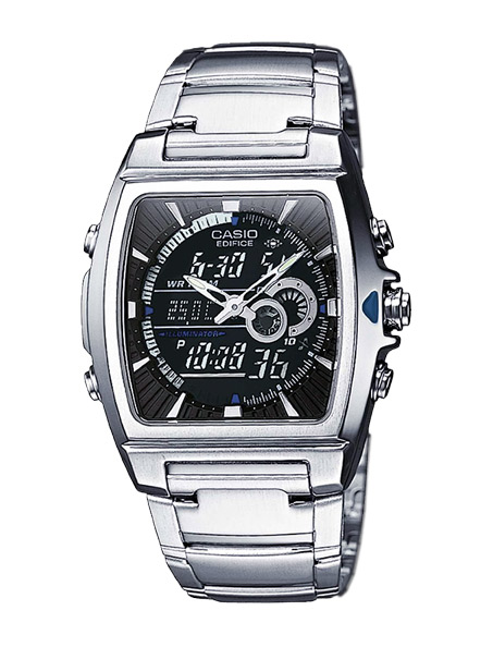 Часы CASIO EFA-120D-1A Часы CASIO EFA-120D-1AEDIFICE<br>Яркая модель мужских часов с двойной индексацией времени и электролюминесцентной подсветкой, полная водозащита, прочное минеральное стекло, выполнена из качественного твердого сплава.<br>