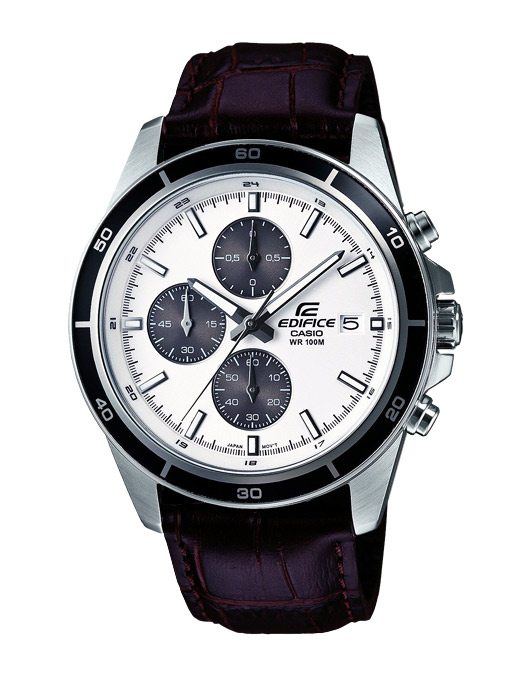 Часы CASIO EFR-526L-7A Часы CASIO EFR-526L-7AEDIFICE<br>Красивая аналоговая модель часов для мужчин с хронографом и секундомером и отображением даты, 100&#37; водозащита &#40;10 бар&#41;, литой стальной корпус с кожаным браслетом, минеральное стекло.<br>