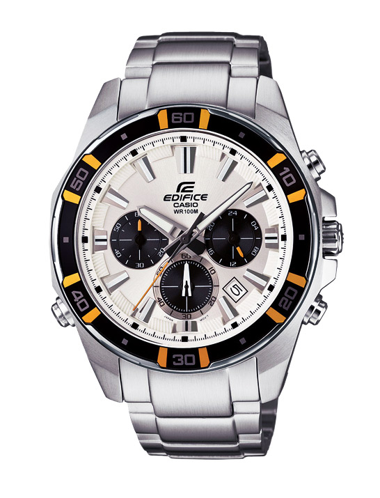 Часы CASIO EFR-534D-7A Часы CASIO EFR-534D-7AEDIFICE<br>Аналоговые мужские часы выполнены из крепкой стали, имеют секундомер, сверх яркую неоновую подсветку, дисплей с отображением даты, высокую степень водозащиты.<br>