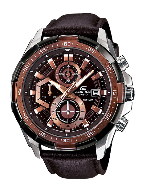 Часы CASIO EFR-539L-5A Часы CASIO EFR-539L-5AEDIFICE<br>Спортивные мужские часы с секундомером, циферблат имеет накладные элементы, неоновый дисплей с отображением текущей даты, выполнены из прочной стали, высокая степень защиты от влаги &#40;10 бар&#41;.<br>