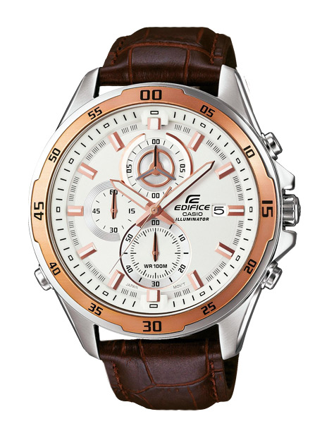 Часы CASIO EFR-547L-7A Часы CASIO EFR-547L-7AEDIFICE<br>Аналоговый девайс для мужчин с секундомером выполнен из прочной стали, отображает дату, обладает необритовой подсветкой, винтовой крышкой и удобной застежкой, высокой водозащитой &#40;10 бар&#41;.<br>