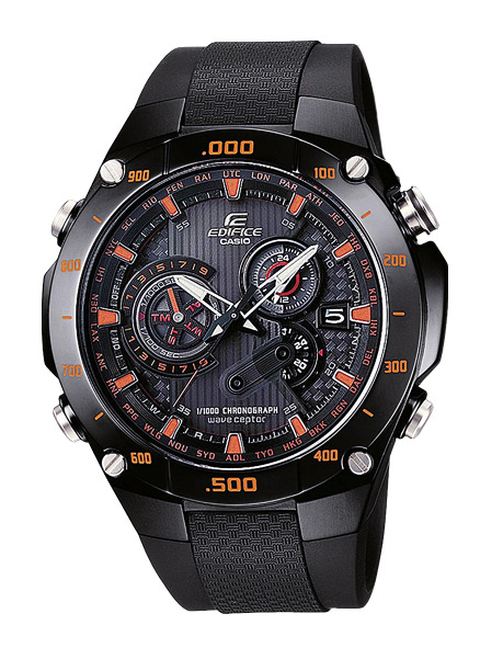 Часы CASIO EQW-M1100C-1A Часы CASIO EQW-M1100C-1AEDIFICE<br>Мужская модель часов в аналоговом исполнении, оснащена секундомером, будильником, автоматическим календарем, высокой степенью защиты от воды, приемом сигнала радио калибровки времени.<br>