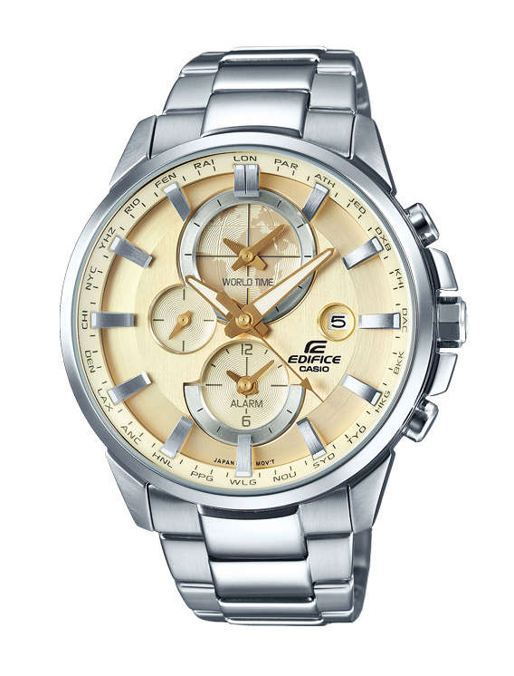 Часы CASIO ETD-310D-9A Часы CASIO ETD-310D-9AEDIFICE<br>Часы Casio Edifice из <a href=&amp;quot;/all-gshock/casio-edifice-etd-310/&amp;quot;>серии ETD</a> сочетают великолепный современный дизайн наручных часов стиля кэжуал и топовую техническую начинку. Они имеют индикатор даты, а также одновременный показ времени в двух часовых поясах, сферическое минеральное стекло и водозащиту до 100 метров. Работы от одной батарейки до 3 лет с точностью хода ± 20 секунд в месяц.<br>