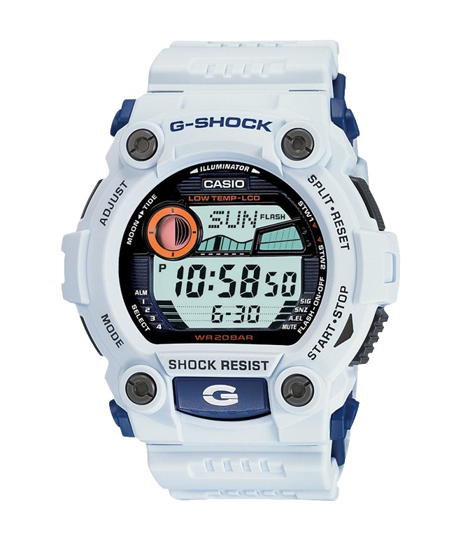 Часы CASIO G-7900A-7E Часы CASIO G-7900A-7EG-CLASSIC<br>Стильные и брутальные джишоки из серии GW-7900 в дизайне которых прослеживается визуальная эстетика 90-х годов, что добавляет ей особого шарма в глазах тех, кто помнит первые кассетные плееры SONY и двухкассетники SHARP. Помимо великолепного внешнего вида часы обладают бескомпромиссной ударопрочностью, водозащитой, яхт-таймером, режимом мирового времени и еще более десятка функций, прекрасно подходящих для занятий водными видами спорта, экстримом и любых иных вызовов, которые может бросить вам жизнь.<br>