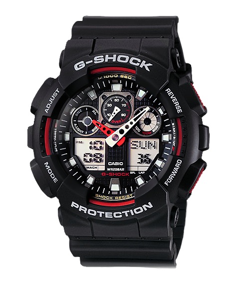 Часы CASIO GA-100-1A4 Часы CASIO GA-100-1A4G-CLASSIC<br>Харизматичная модель G-SHOCK из <a href=&amp;quot;/all-gshock/g-shock-ga-100/&amp;quot;>серии GA-100</a> в черном корпусе с красными и белыми деталями циферблата не оставит равнодушным ни своего обладателя, ни окружающих людей, в чье поле зрения она попадет! На борту: привычная для джишоков противоударность, влагозащита и еще более десятка функций.
<br>Напоминаем, что серия G-SHOCK GA-100 самая многочисленная, разнообразная и популярная среди всех моделей бренда. Модели данной серии любимы и узнаваемы во всем мире, вы можете встретить их представителей на запястьях людей в любой точки света от Токио до Нью-Йорка!<br>