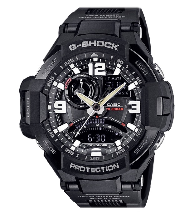 Часы CASIO GA-1000FC-1A Часы CASIO GA-1000FC-1AG-PREMIUM<br>Черные джишоки из <a href=&amp;quot;/all-gshock/g-shock-gravitymaster/&amp;quot;>серии GRAVITYMASTER™</a> с корпусом из стали и полимерного пластика – это одна из вершин джишокостроения на сегодня благодаря передовым технологиям в начинке и сверхсовременному дизайну.
<br>
<br>Напомним, что GRAVITYMASTER™ – это профессиональная серия джишоков, рожденных противостоять стихии воздуха, джишоки данной серии подходят людям, связанным с авиацией и иной деятельностью, где необходимо быстро в движении получать всю информацию с датчиков часов.
<br>
<br>На борту защита от воздействия центробежной силы, перегрузок и вибраций, цифровой компас, термометр, и еще более десятка функций.<br>