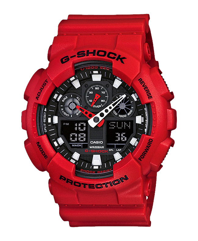 Часы CASIO GA-100B-4A Часы CASIO GA-100B-4AG-CLASSIC<br>Яркая модель G-SHOCK из серии GA-100 в красном корпусе не оставит равнодушным ни своего обладателя, ни окружающих людей, в чье поле зрения она попадет! На борту: привычная для джишоков противоударность, влагозащита и еще более десятка функций.
<br>Напоминаем, что серия <a href=&amp;quot;/all-gshock/g-shock-ga-100/&amp;quot;>G-SHOCK GA-100</a> самая многочисленная, разнообразная и популярная среди всех моделей бренда. Модели данной серии любимы и узнаваемы во всем мире, вы можете встретить их представителей на запястьях людей в любой точки света от Токио до Нью-Йорка!<br>