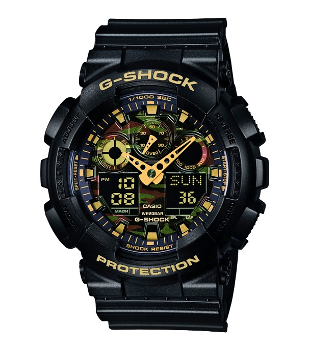 Часы CASIO GA-100CF-1A9 Часы CASIO GA-100CF-1A9G-CLASSIC<br>Стильная модель G-SHOCK из <a href=&amp;quot;/all-gshock/g-shock-ga-100/&amp;quot;>серии GA-100</a> в черном корпусе с камуфляжным дисплеем не оставит равнодушным ни своего обладателя, ни окружающих людей, в чье поле зрения она попадет! На борту: привычная для джишоков противоударность, влагозащита и еще более десятка функций.
<br>Напоминаем, что серия G-SHOCK GA-100 самая многочисленная, разнообразная и популярная среди всех моделей бренда. Модели данной серии любимы и узнаваемы во всем мире, вы можете встретить их представителей на запястьях людей в любой точки света от Токио до Нью-Йорка!<br>