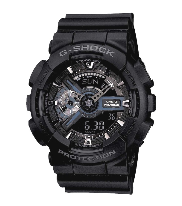 Часы CASIO GA-110-1B Часы CASIO GA-110-1BG-CLASSIC<br>Стильные джишоки из популярной <a href=&amp;quot;/all-gshock/g-shock-ga-110/&amp;quot;>серии GA-110</a> в черном цвете с аналого-цифровым циферблатом и белыми стрелками можно отнести как к fashion-моделям, так и рабочим лошадкам, благодаря одной из самый прочных конструкций в линейке G-SHOCK. Из интересных функций стоит отметить умение определять скорость преодоленного вами пути. Да-да, они еще и умные!
<br>Напоминаем, что серия G-SHOCK GA-110 одна из самых многочисленных, разнообразных и популярных среди всех моделей бренда. Часы данной серии уже завоевали сердца миллионов людей по всему миру. Без преувеличения, вы можете встретить их на запястьях людей абсолютно любых возрастов, социальных статусов и интересов в любой точки света от Токио до Нью-Йорка!<br>