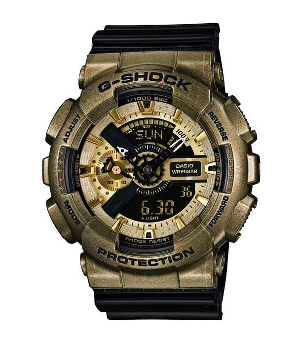 Часы CASIO GA-110NE-9A Часы CASIO GA-110NE-9AG-CLASSIC<br>Фэшн-коллаборация G-SHOCK и американского бренда <a href=&amp;quot;http://www.neweracap.com/&amp;quot;>NEW ERA</a> с золотым корпусом на черном ремешке из <a href=&amp;quot;/all-gshock/g-shock-ga-110/&amp;quot;>серии GA-110</a>. Основная особенность этой лимитки помимо собственного дизайна - ее упаковка. Вместо привычной джишоковой жестяной банки, часы поставляются в сумке ввиде бейсболки с логотипом G-SHOCK.<br>