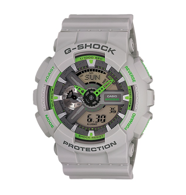 Часы CASIO GA-110TS-8A3 Часы CASIO GA-110TS-8A3G-CLASSIC<br>Интересные джишоки из популярной <a href=&amp;quot;/all-gshock/g-shock-ga-110/&amp;quot;>серии GA-110</a> в сером цвете с флуоресцентно-зелеными деталями циферблата можно отнести как к fashion-моделям, так и к рабочим лошадкам, благодаря одной из самый прочных конструкций в линейке G-SHOCK. Из интересных функций стоит отметить умение определять скорость преодоленного вами пути. Да-да, они еще и умные!
<br>
<br>Напоминаем, что серия G-SHOCK GA-110 одна из самых многочисленных, разнообразных и популярных среди всех моделей бренда. Часы данной серии уже завоевали сердца миллионов людей по всему миру. Без преувеличения, вы можете встретить их на запястьях людей абсолютно любых возрастов, социальных статусов и интересов в любой точки света от Токио до Нью-Йорка!<br>