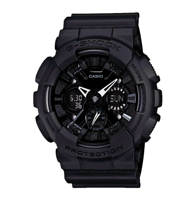 Часы CASIO GA-120BB-1A Часы CASIO GA-120BB-1AG-CLASSIC<br>Еще одна модель претендующая на звание джишоков Дарта Вейдера в <a href=&amp;quot;/all-gshock/g-shock-ga-120/&amp;quot;>корпусе GA-120</a>. Джишоки из BLACK SERIES™ в черном матовом корпусе с аналого-цифровым циферблатом и уникальной фактурой вокруг безеля, присущей только данной модели. Харизматичнейшие шоки с собственным характером.<br>
