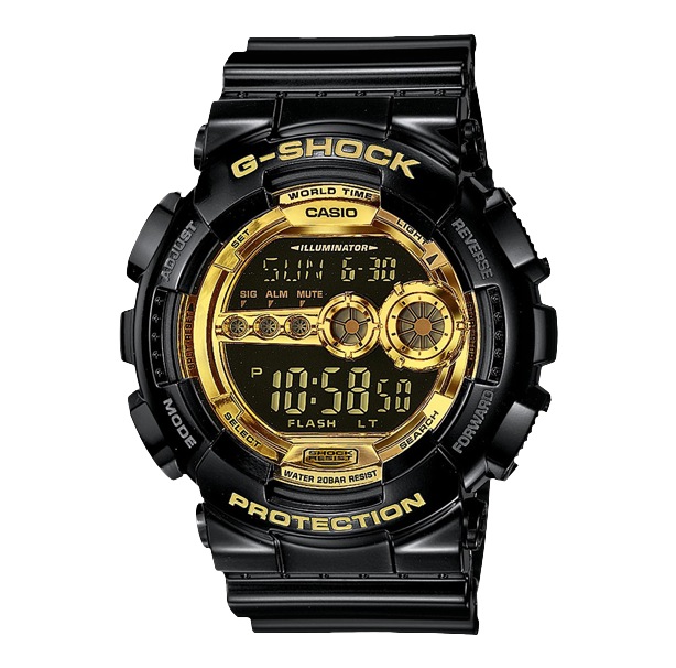 Часы CASIO GD-100GB-1E Часы CASIO GD-100GB-1EG-CLASSIC<br>Функция сохранения энергии, повтор будильника, ежечасный сигнал. Таких часов вы не найдёте нигде: они просто подкупают своим свежим смелым внешним видом. К тому же быстрый набор самых первых функций – всегда поддержит в трудной ситуации.<br>
