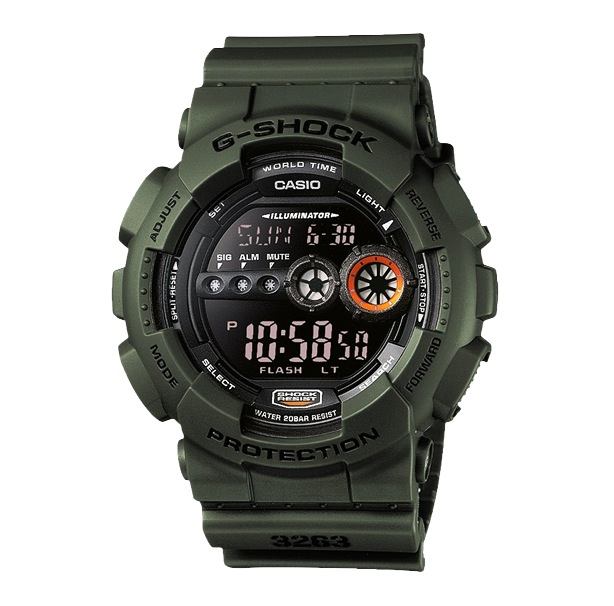 Часы CASIO GD-100MS-3E Часы CASIO GD-100MS-3EG-CLASSIC<br>Функция сохранения энергии, повтор будильника, ежечасный сигнал. Таких часов вы не найдёте нигде: они просто подкупают своим свежим смелым внешним видом. К тому же быстрый набор самых первых функций – всегда поддержит в трудной ситуации.<br>