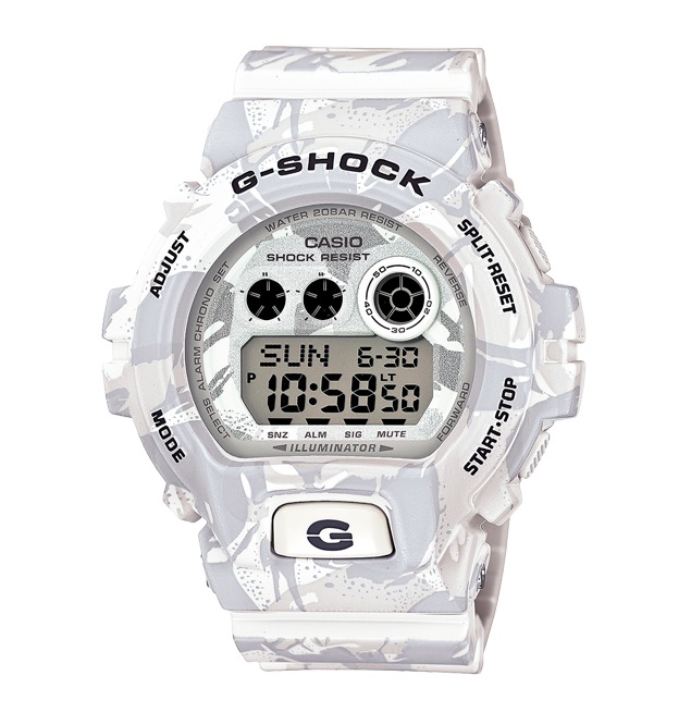 Часы CASIO GD-X6900MC-7E Часы CASIO GD-X6900MC-7EG-SPECIALS<br>Камуфляжная модель ограниченной серии в снежном камуфляже, сертифицированная по американскому стандарту MIL-STD-810, пройдя армейские лабораторные и инженерные тесты.Напомним, что MIL-STD-810 — это военный стандарт американской армии, которому должна соответствовать военная одежда, гаджеты и обородувание.Тестирование заключается в определении пределов работоспособности той или иной вещи и ее надежности в боевых условиях, а так же оценивается ее маскировочная функция, а именно камуфляжная расцветка, сочетающаяся с тем или иным рельефом местности.<br>