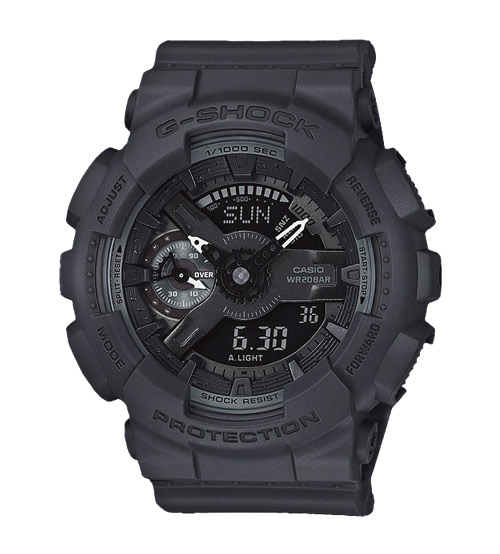 Часы CASIO GMA-S110CM-8A Часы CASIO GMA-S110CM-8AG-CLASSIC<br>Женская новинка из <a href=&amp;quot;http://www.g-store.ru/all-gshock/g-shock-gma-s-series/&amp;quot;>серии G-SHOCK S SERIES™</a> с аналого-цифровым циферблатом, выпущенная в 2016 году. Модель отличает строгая расцветка, а именно темно-серый однотонный корпус со светлыми деталями циферблата.
<br>Напомним, что G-SHOCK S SERIES™ — это серия унисексовых и женских джишоков, имеющих меньший размер корпуса, в отличие от остальных часов G-SHOCK, что позволяет им оптимально выглядеть даже на женских запястьях.<br>