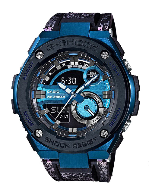 Часы CASIO GST-200CP-2A Часы CASIO GST-200CP-2AG-CLASSIC<br>Новинка из серии G-STEEL, сверхпрочные джишоки со стальным синим корпусом и полимерным ремешком с абстрактным космическми принтом. В этой коллекции дизайн G-SHOCK приближается к классическому образу механических наручных часов, при этом сохранив уникальную джишоковую начинку, что делает эти часы несравнимо прочнее и функциональнее, чем их механические собратья.
<br>Напоминаем, что серия <a href=&amp;quot;http://www.g-store.ru/all-gshock/g-shock-gst-g-steel/&amp;quot;>G-STEEL</a> одна из самых динамично развивающихся во всей линейке G-SHOCK, поэтому вы всегда можете подобрать стальные джишоки на свой вкус и характер.<br>