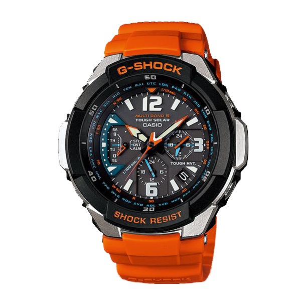 Часы CASIO GW-3000M-4A Часы CASIO GW-3000M-4AG-PREMIUM<br>Яркая модель из <a href=&amp;quot;/all-gshock/g-shock-gravitymaster/&amp;quot;>серии GRAVITYMASTER™</a> с корпусом из стали и полимерного пластика с оранжевым браслетом. Одна из вершин джишокостроения на сегодня благодаря передовым технологиям в начинке и сверхсовременному дизайну.
<br>
<br>G-SHOCK GRAVITYMASTER™ – это профессиональная серия джишоков, рожденных противостоять стихии воздуха, джишоки данной серии подходят людям, связанным с авиацией и иной деятельностью, где необходимо быстро в движении получать всю информацию с датчиков часов.
<br>
<br>На борту защита от воздействия центробежной силы, перегрузок и вибраций, солнечная батарея, коррекция времени по радиосигналу и еще более десятка функций.<br>