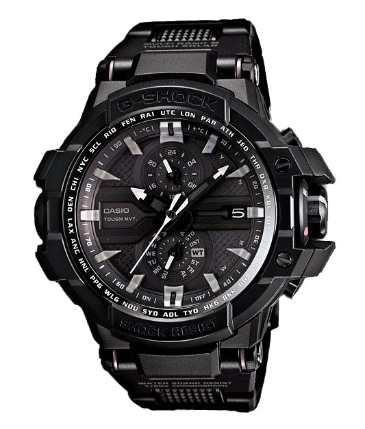 Часы CASIO GW-A1000FC-1A Часы CASIO GW-A1000FC-1AG-PREMIUM<br>Джишоки в черно-белых цветах из <a href=&amp;quot;/all-gshock/g-shock-gravitymaster/&amp;quot;>серии GRAVITYMASTER™</a>, это вершина джишоковых технологий в сверхсовременном дизайном.
<br>
<br>G-SHOCK GRAVITYMASTER™ – это профессиональная серия джишоков, рожденных противостоять стихии воздуха. Благодаря защите от перегрузок и идеальному интерфейсу, джишоки данной серии подходят людям, связанным с авиацией и иной деятельностью, где необходимо быстро в движении получать всю информацию с датчиков часов.
<br>
<br>На борту защита от воздействия центробежной силы, перегрузок и вибраций, технология SmartAccess™, компас и коррекция времени по радиосигналу и еще более десятка функций.<br>