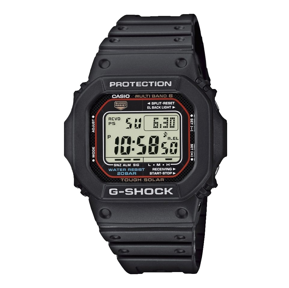 Часы CASIO GW-M5610-1E Часы CASIO GW-M5610-1EG-CLASSIC<br>Перед вами джишоки, покорившие мир. Классическая модель в черном матовом корпусе на каждый день. Пожалуй, самые узнаваемые джишоки на сегодняшний день, выполненные на базе самой первой модели джишок, выпущенной в 1983 году.
<br>На борту: авто-синхронизация времени по радио-сигналу, работа от солнечной батареи, функция мирового времени, отображение заряда батареи и еще более десятка функций.<br>