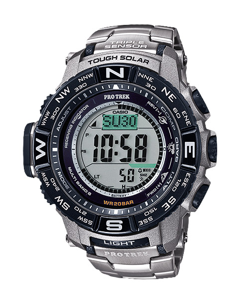 Часы CASIO PRW-3500T-7E Часы CASIO PRW-3500T-7EPRO TREK<br>Одни из самых совершенных протреков из <a href=&amp;quot;http://www.g-store.ru/all-gshock/protrek-prw-3500/&amp;quot;>серии PRW-3500</a> на сегодняшний день! Идеальные часы для туризма, экстрима или путешествий. Эти часы на титановом браслете скрывают в себе: термометр, барометр, высотомер и компас. Дополните это неиссякаемой солнечной энергией, радио-синхронизацией времени с атомными часами, отображением восхода и захода Солнца и водозащитой до 200 метров, - и это будет лишь половина функций данной модели.<br>
