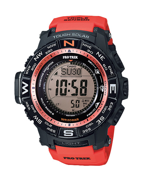 Часы CASIO PRW-3500Y-4E Часы CASIO PRW-3500Y-4EPRO TREK<br>Эта яркая модель из <a href=&amp;quot;http://www.g-store.ru/all-gshock/protrek-prw-3500/&amp;quot;>серии PRW-3500</a> с оранжевым ремешком - одни из самых совершенных протреков на сегодняшний день! Идеальные часы для туризма, экстрима и путешествий. На борту: термометр, барометр, высотомер и компас. Дополните это неиссякаемой солнечной энергией, радио-синхронизацией, отображением восхода и захода Солнца и водозащитой до 200 метров, - и это лишь половина функций данной модели.<br>