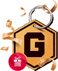 Деревянные брелоки от G-STORE в каждом заказе