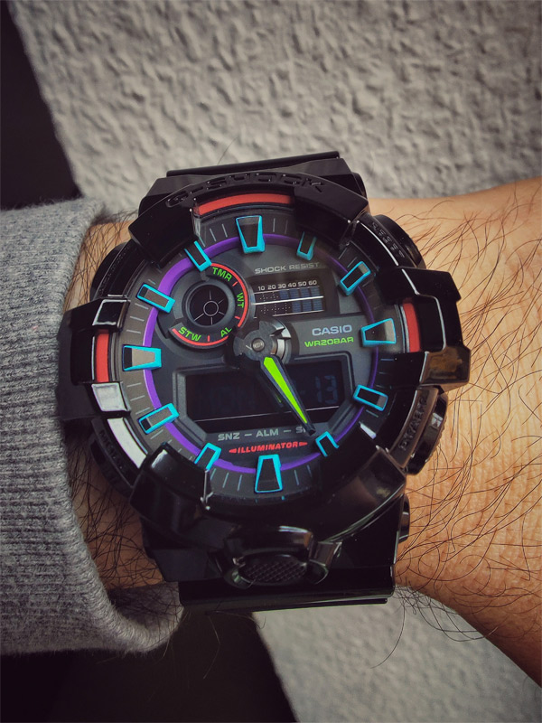 G-SHOCK GA-700RGB-1A