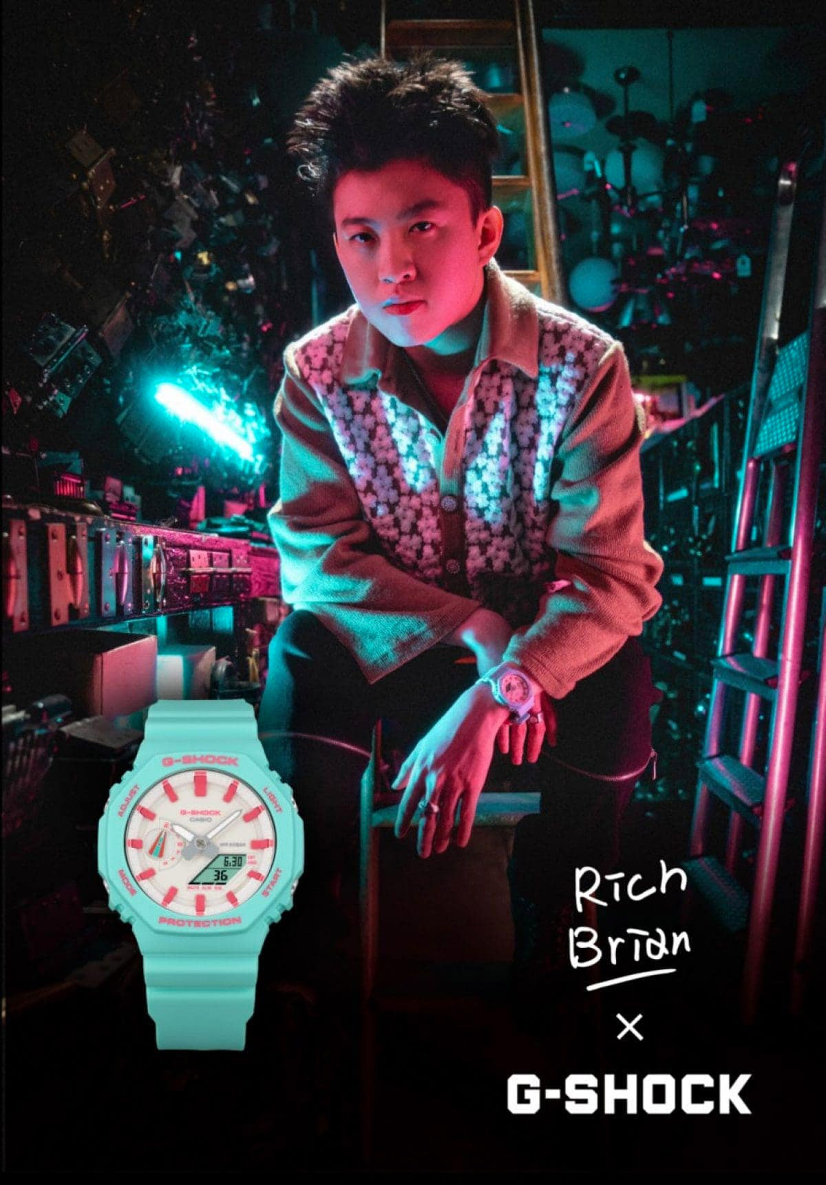 G-SHOCK GA-2100RB-3A