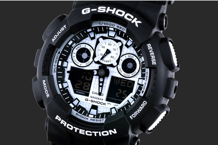G-SHOCK GA-100BW-1A