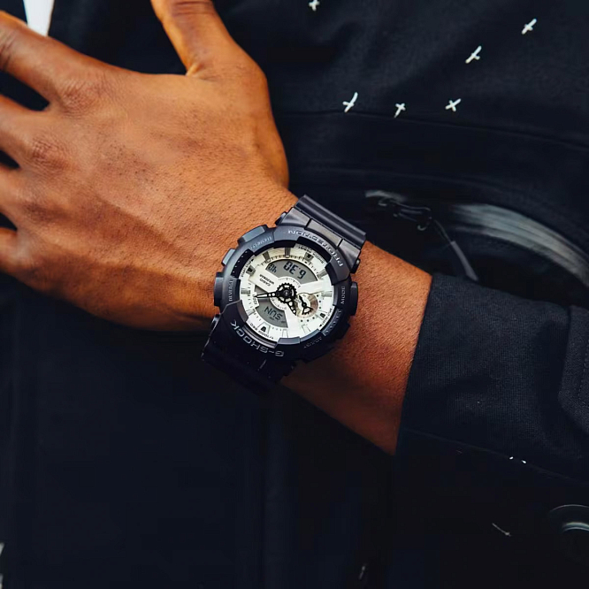 Лаконичные G-Shock GA-110WD-1A в крупном корпусе