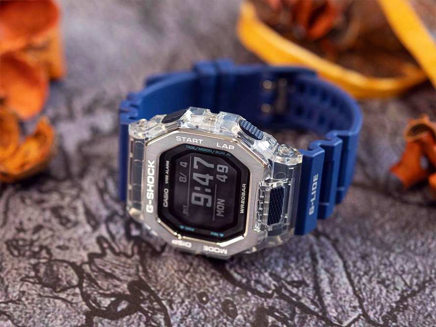 Редкая лимитка G-Shock GBX-100S-2E для серфинга