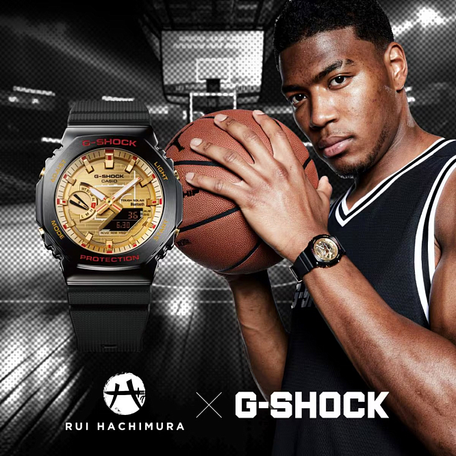 G-Shock GBM-2100RH-1A x Rui Hachimura уже в продаже