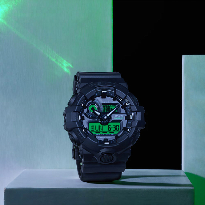 Часы G-Shock Electro Green GA-700BEG-1A